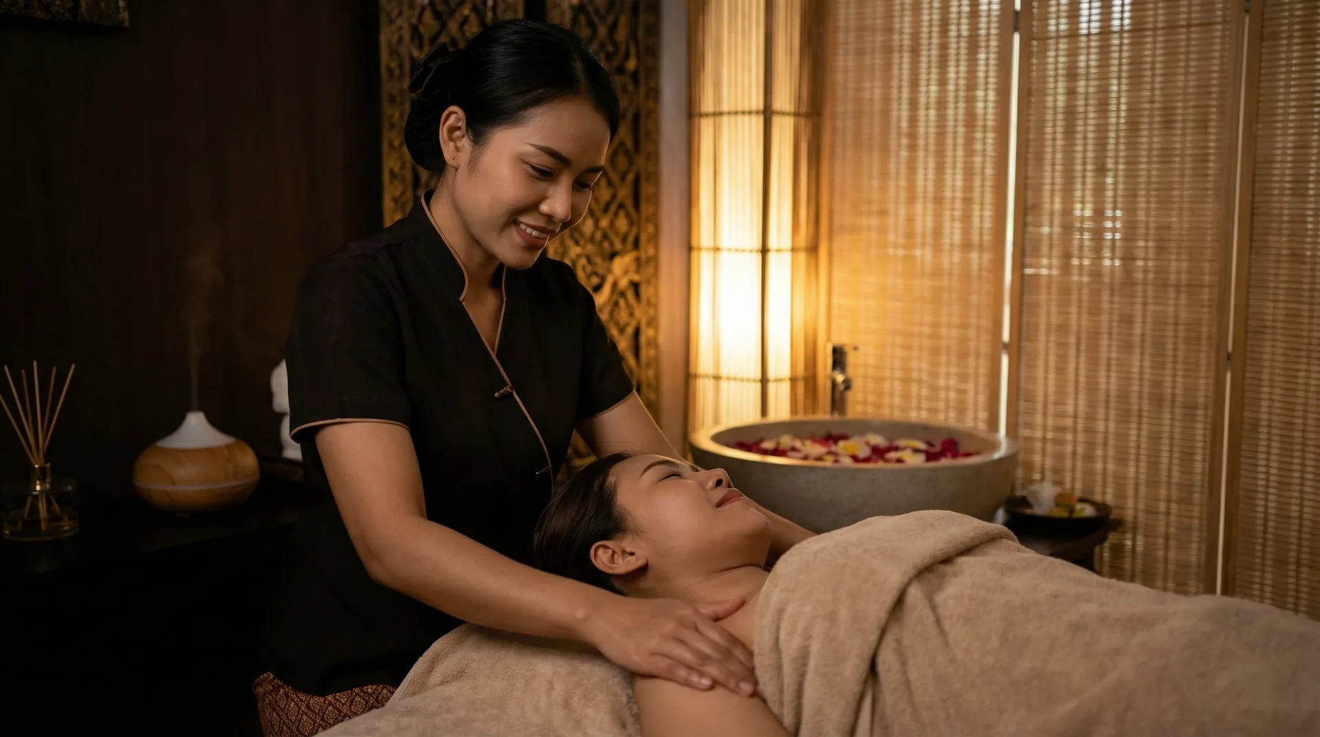 Thai spa therapist
